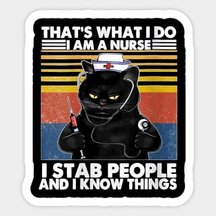 Cat Nurse Sticker